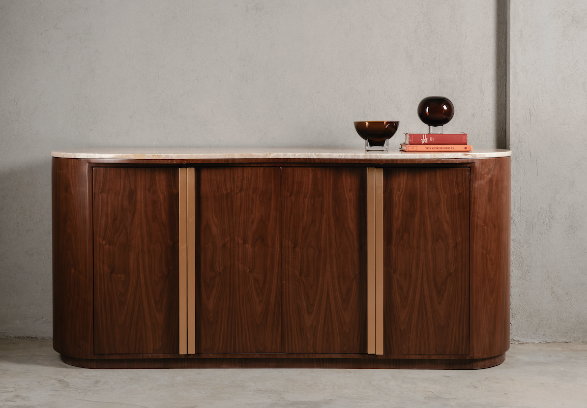 Wave Buffet Rebecca Grey Marble
